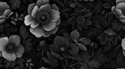 3D Abstract Black Floral Pattern Wallpaper Wall Mural Wall Decor Wall Art Wall Sticker Remoable Wallpaper