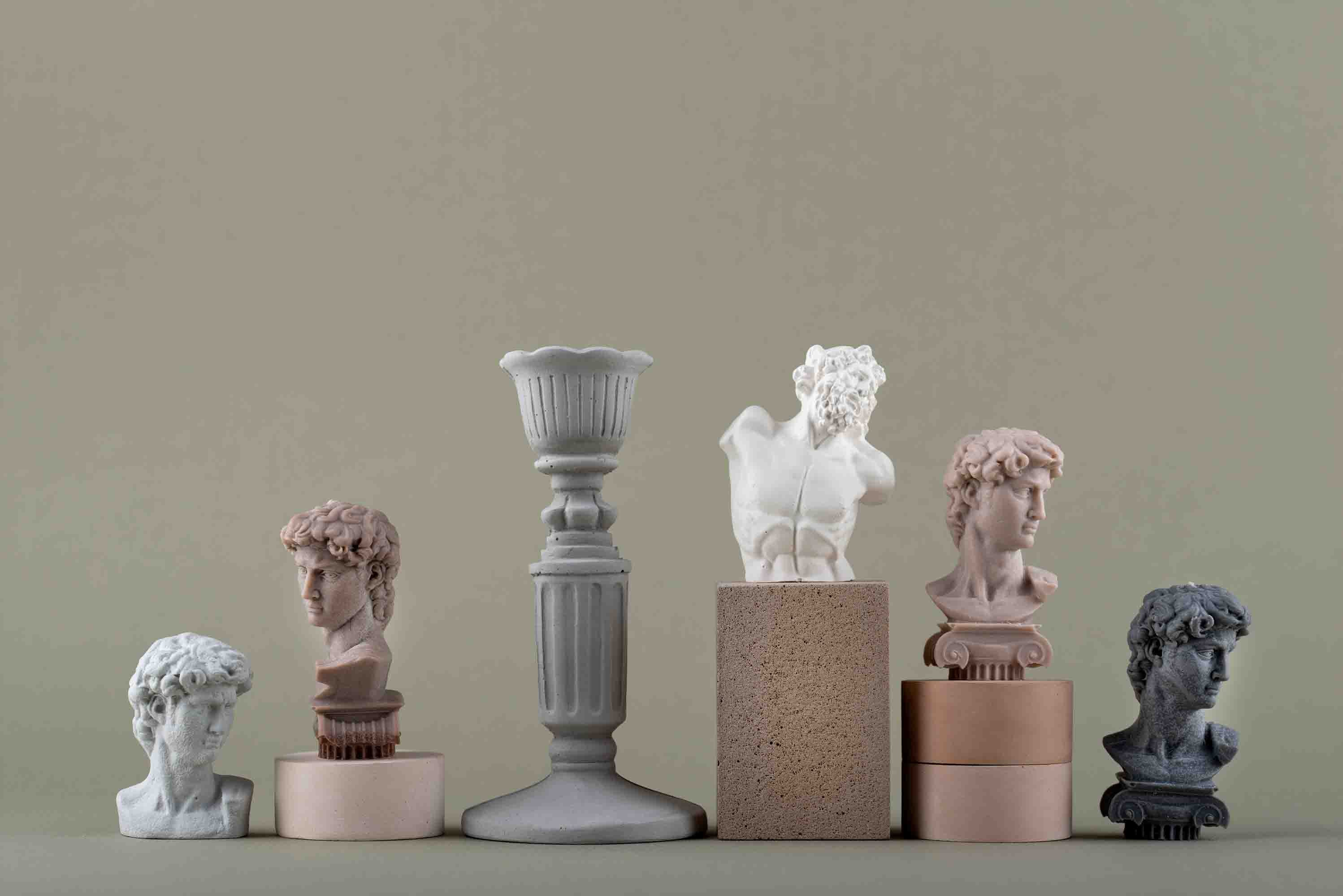 3D Sculpture Head Cup Wall Mural Wallpaper YXL 2425