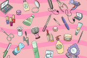 3D Salon Shop Beauty Salon Manicure Set Manicure Tools Wall Mural Wallpaper 54