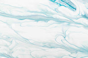 3D Abstract Damaskeen Wave Blue Wall Mural Wallpaper YXL 583
