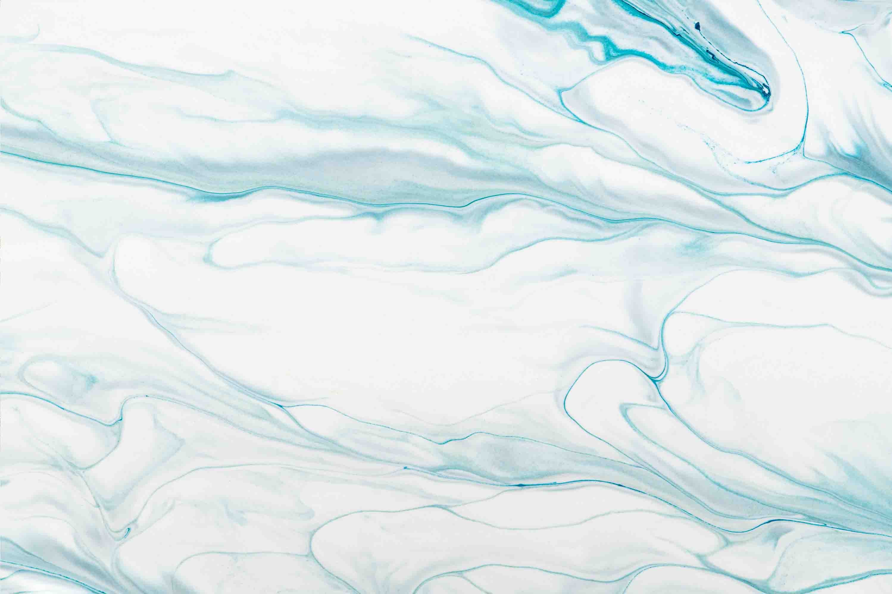 3D Abstract Damaskeen Wave Blue Wall Mural Wallpaper YXL 583