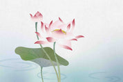 3D Floral Lotus Leaf Pond Wall Mural Wallpaper YXL 2956