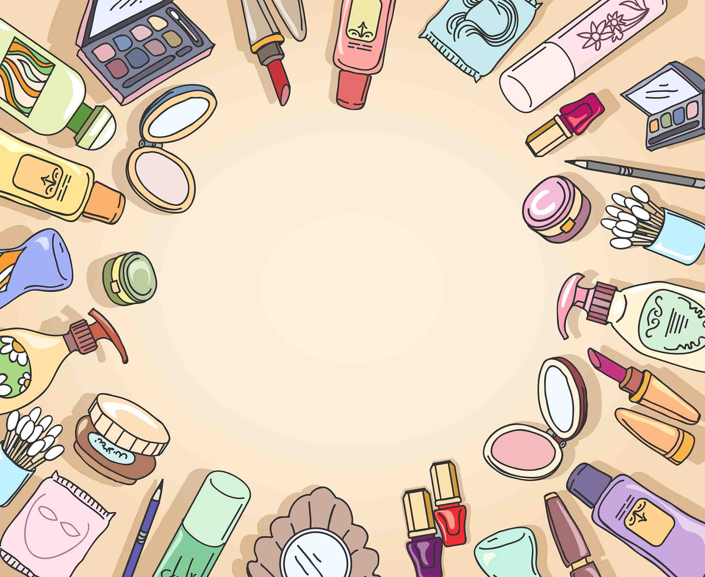 3D Salon Shop Beauty Salon Manicure Set Manicure Tools Wall Mural Wallpaper 52