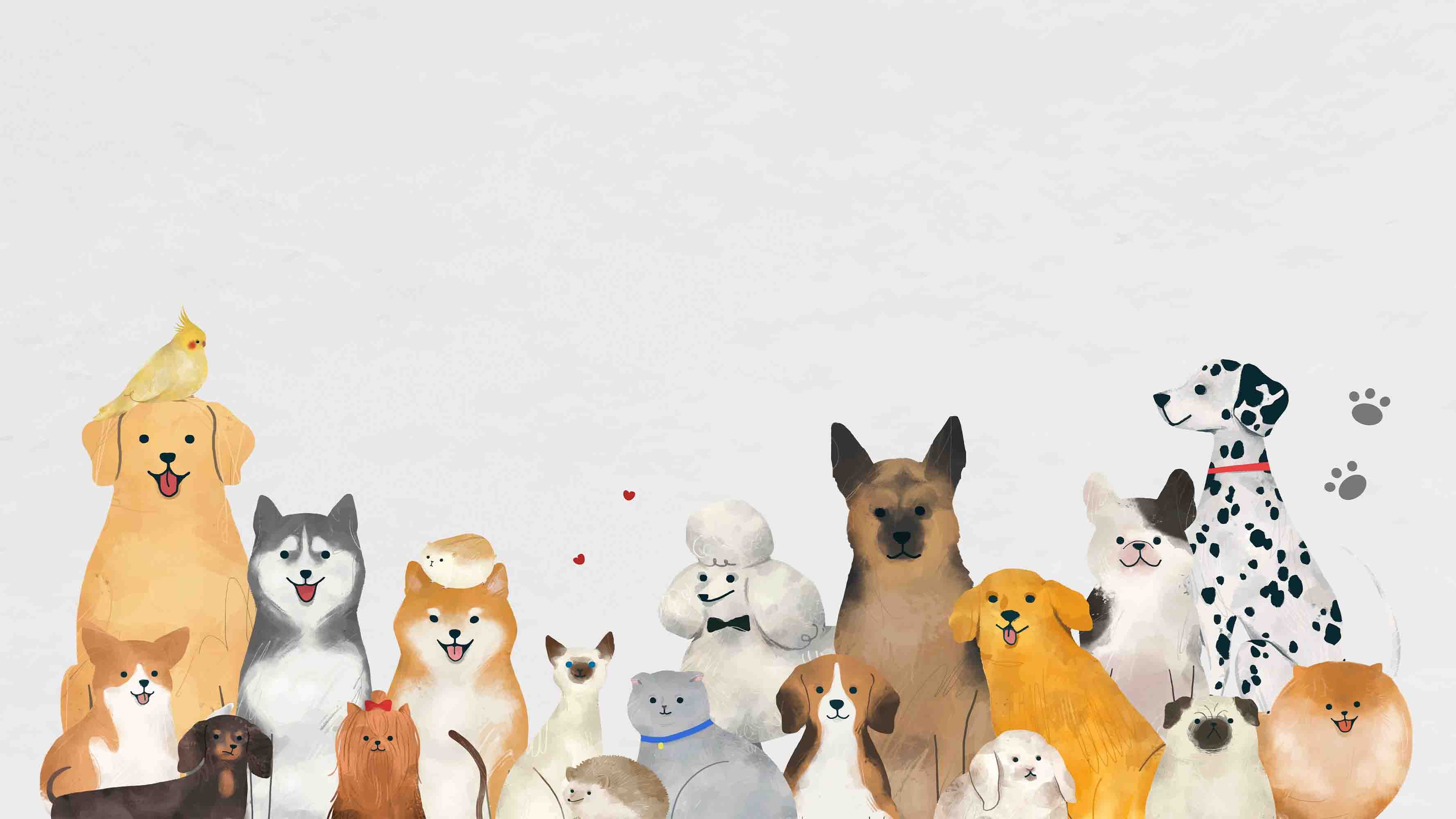3D Cartoon Animal Dog Cute Kids Wallpaper Wall Mural Wall Decor Wall Art Wall Sticker Remoable Wallpaper