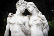 3D White Art Sculpture Black Background Wallpaper Wall Mural Wall Decor Wall Art Wall Sticker Remoable Wallpaper LQH