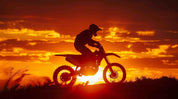 3D Tree Mountain Sunlight Sky Cloud Person Motorbike Wall Mural Wallpaper YXL 62
