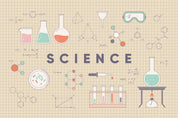 3D School STEM Science Lab Classroom Teaching Aid Chemistry Wall Mural Wallpaper 49