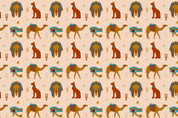 3D Egyptian Decorative Pattern Background Wallpaper Wall Mural Wall Decor Wall Art Wall Sticker Remoable Wallpaper LQH