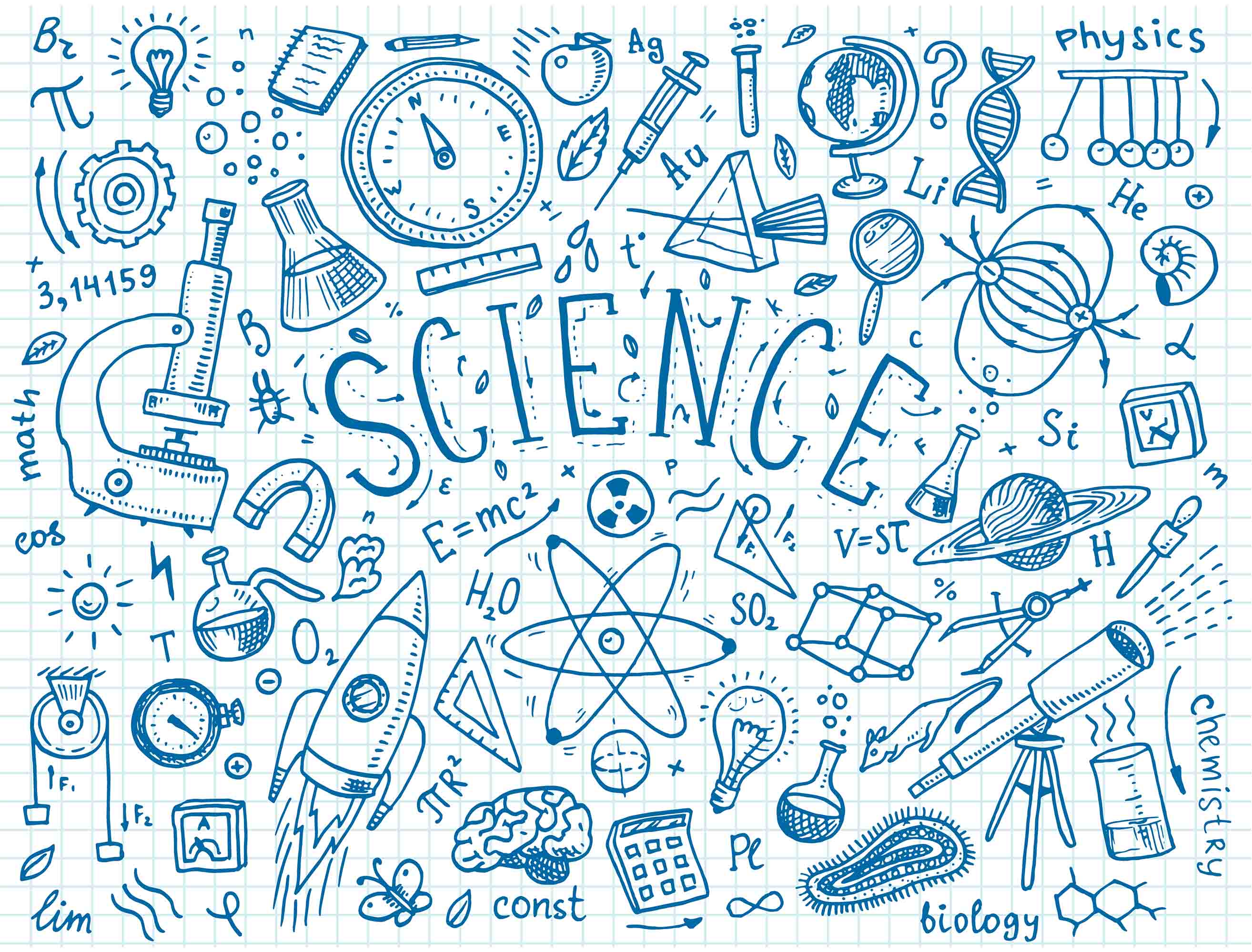 3D School STEM Science Lab Classroom Teaching Aid Wall Mural Wallpaper 48