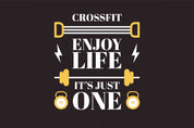 3D Letter Weightlifting Dumbbell Wall Mural Wallpaper YXL 2363