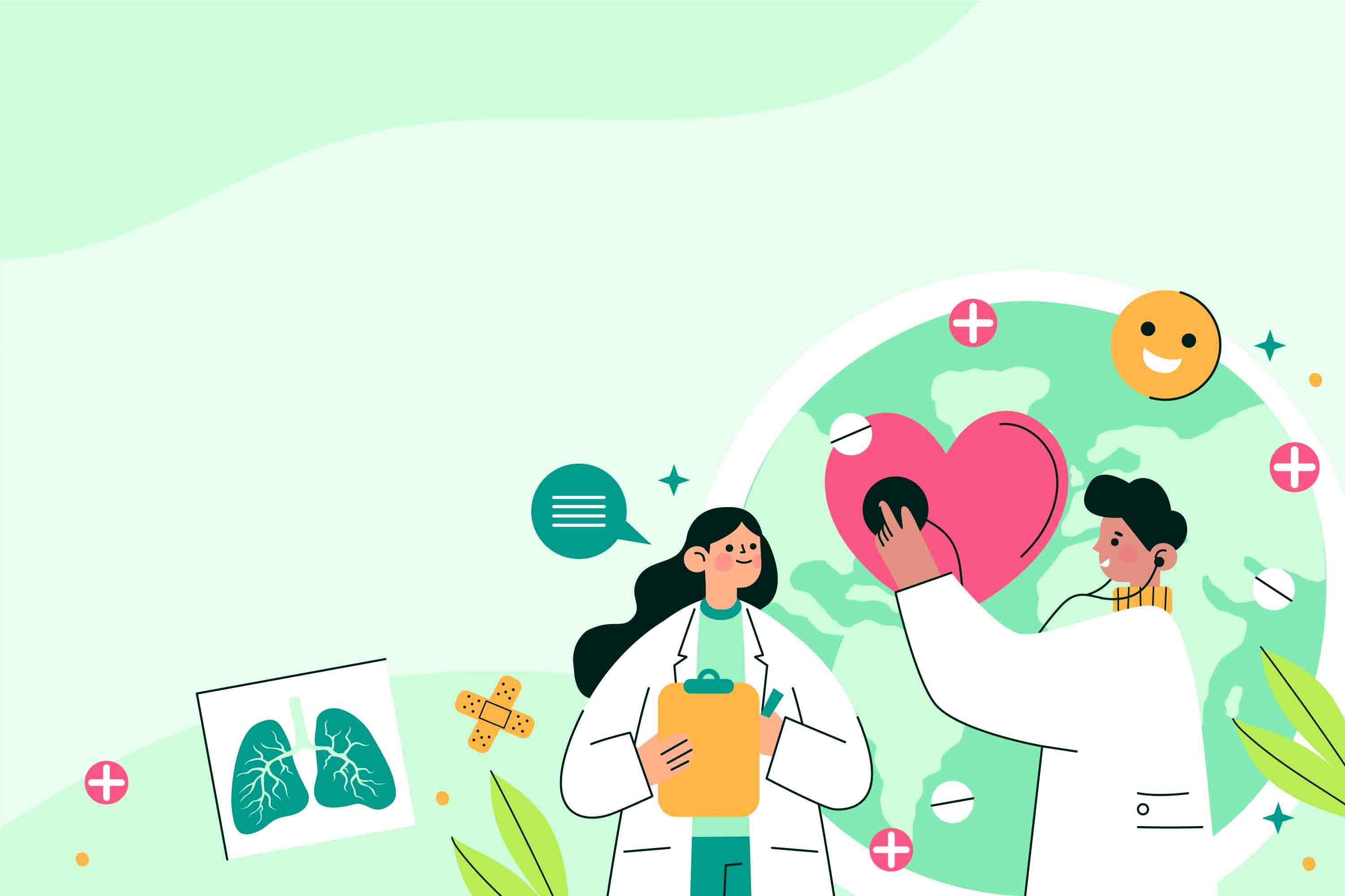 3D Clinic Hospital Rehabilitation Center Medical Healthcare Doctor Wall Mural Wallpaper 35