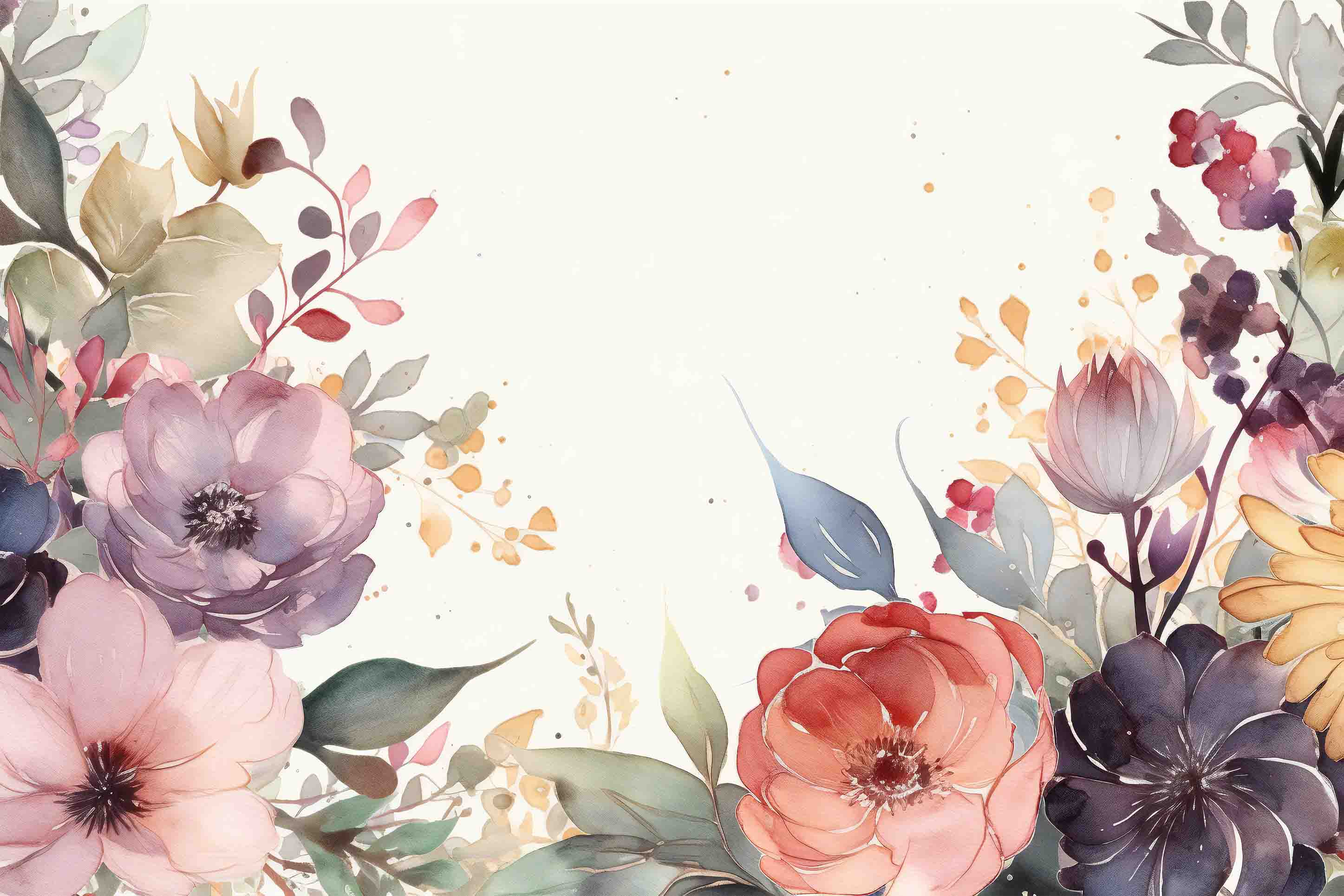 3D Floral Leaf Wave Point Rose Wall Mural Wallpaper YXL 3128
