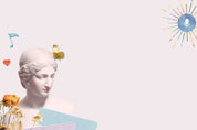 3D White Art Sculpture Pattern Background Wallpaper Wall Mural Wall Decor Wall Art Wall Sticker Remoable Wallpaper LQH