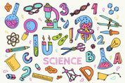 3D School STEM Science Lab Classroom Teaching Aid Wall Mural Wallpaper 44