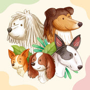 3D Cartoon Animal Dog Cute Kids Wallpaper Wall Mural Wall Decor Wall Art Wall Sticker Remoable Wallpaper