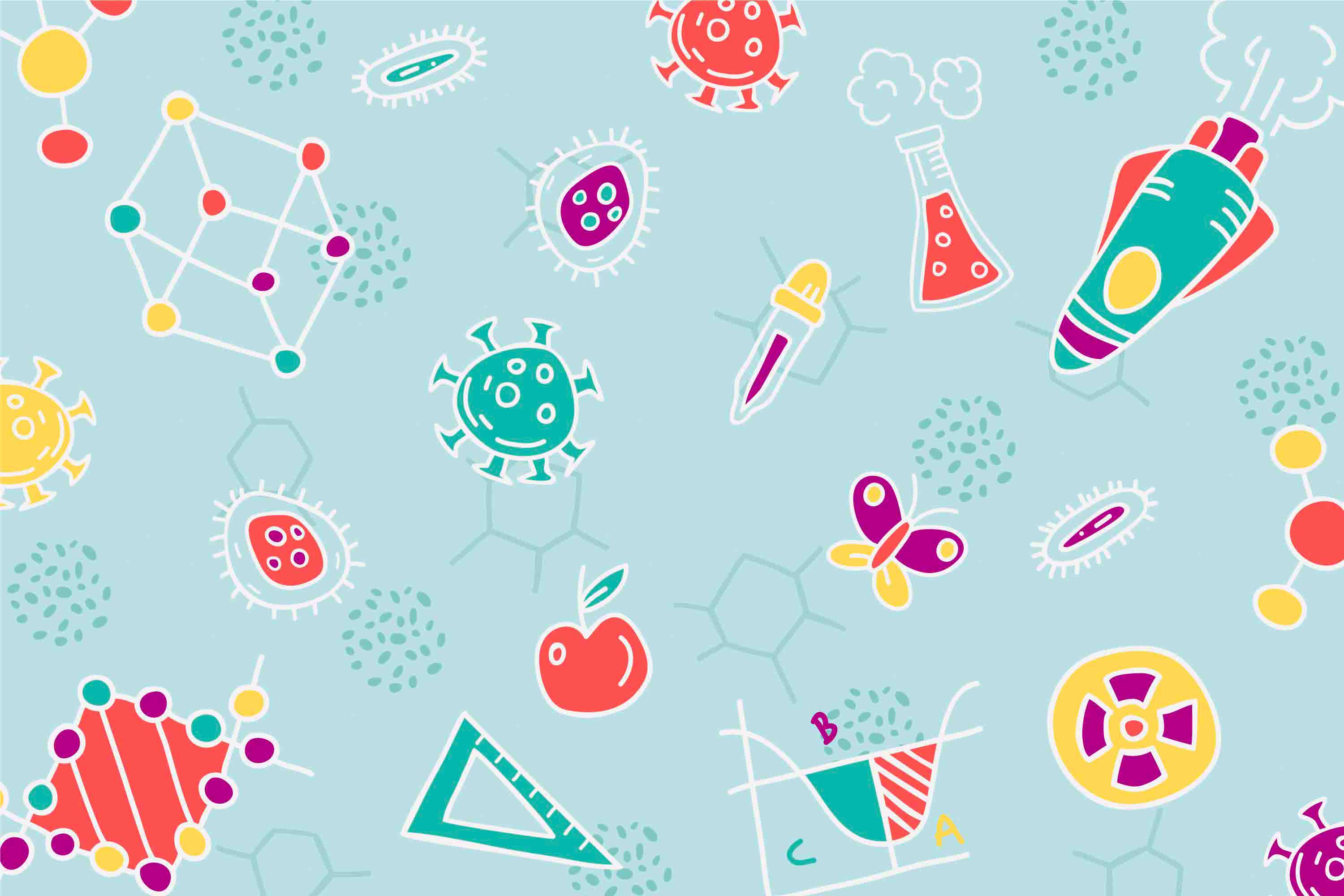 3D School STEM Science Lab Classroom Teaching Aid Wall Mural Wallpaper 40