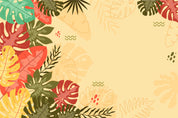 3D Tropical Color Leaf Background Wallpaper Wall Mural Wall Decor Wall Art Wall Sticker Remoable Wallpaper 28