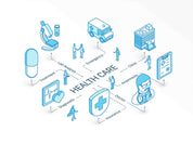 3D Clinic Hospital Rehabilitation Center Medical Healthcare Wall Mural Wallpaper 26