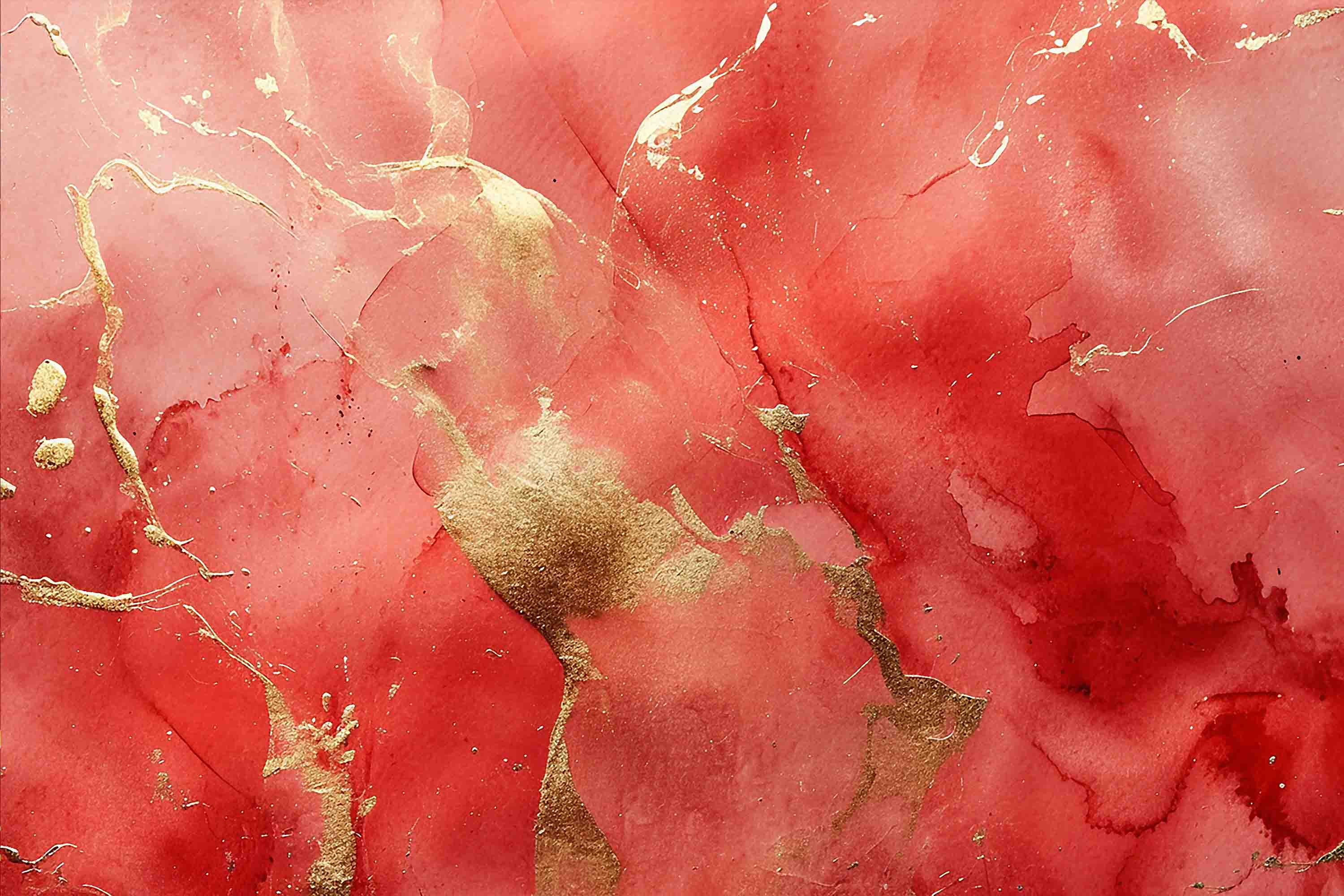 3D Watercolor Red Marble Texture Wallpaper Wall Mural Wall Decor Wall Art Wall Sticker Remoable Wallpaper LQH 34