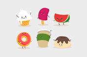 3D Ice Cream Popsicle White Wall Mural Wallpaper YXL 2317