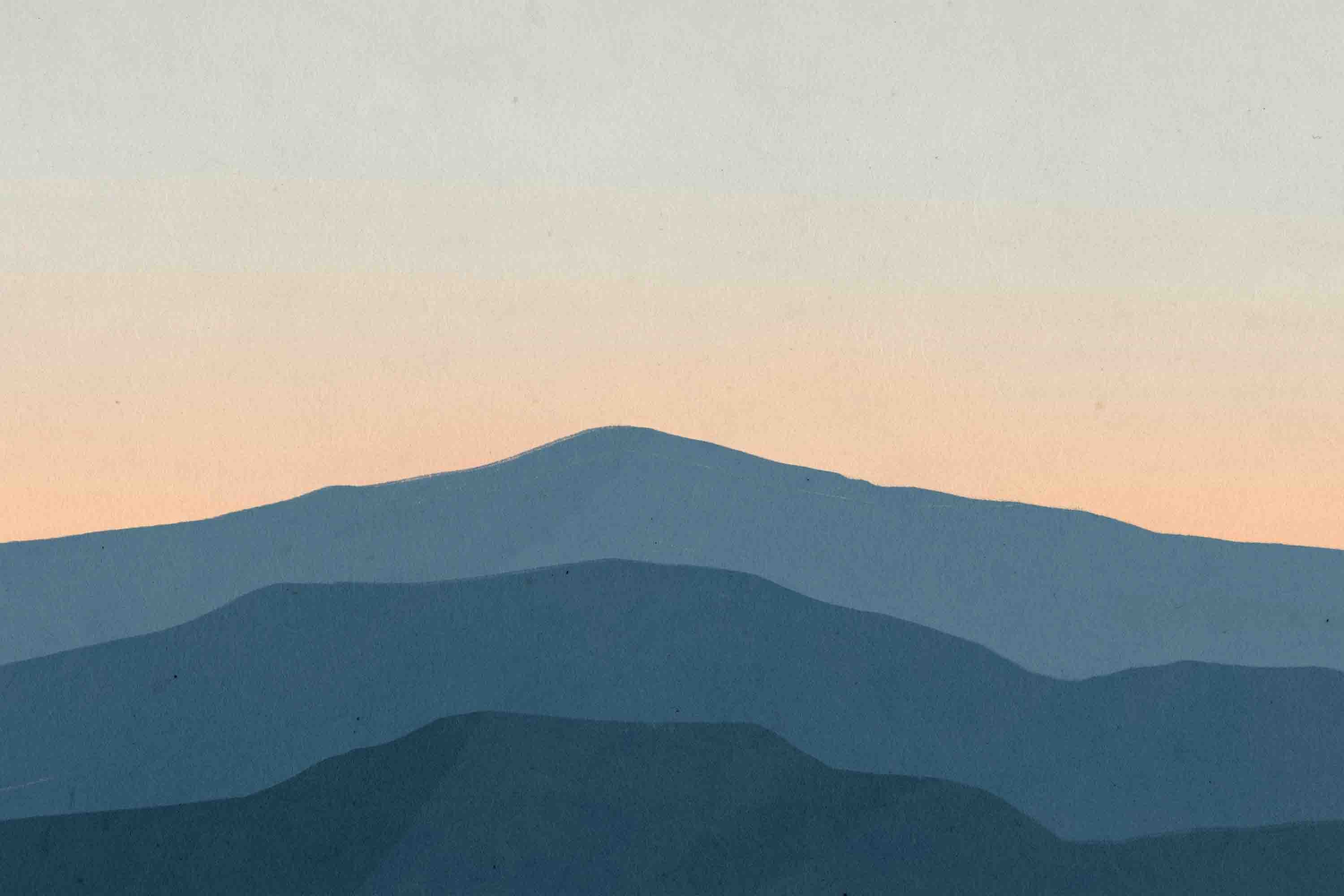 3D Sunset Sky Mountain Range Natural Scenery Wallpaper Wall Mural Wall Decor Wall Art Wall Sticker Remoable Wallpaper 24