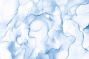 3D Blue Watercolor Marble soft blue marble texture wall mural wallpaper for bedroom - view 5