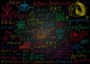 3D School STEM Science Lab Classroom Teaching Aid Math Wall Mural Wallpaper 29