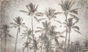 3D Retro Palm Tree Sketch retro palm tree sketch mural wall mural wallpaper for bedroom - view 8