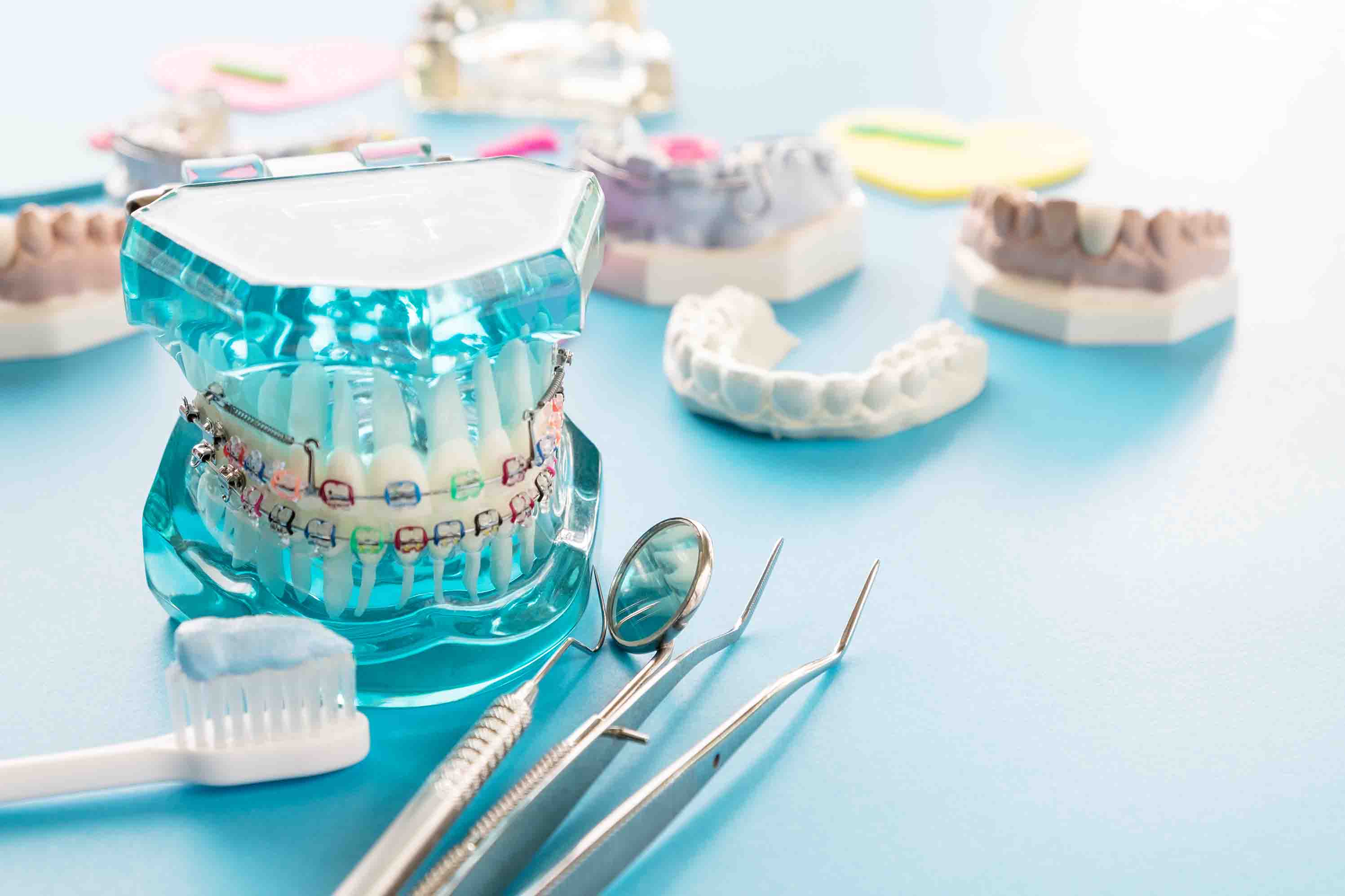 3D Dental Clinic Hospital Rehabilitation Center Stomatology Wall Mural Wallpaper JN 7