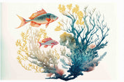 3D Animal Coral Sea Fish Wall Mural Wallpaper YXL 26