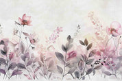 3D Watercolor Pink Floral Leaf Wallpaper Wall Mural Wall Decor Wall Art Wall Sticker Remoable Wallpaper LQH