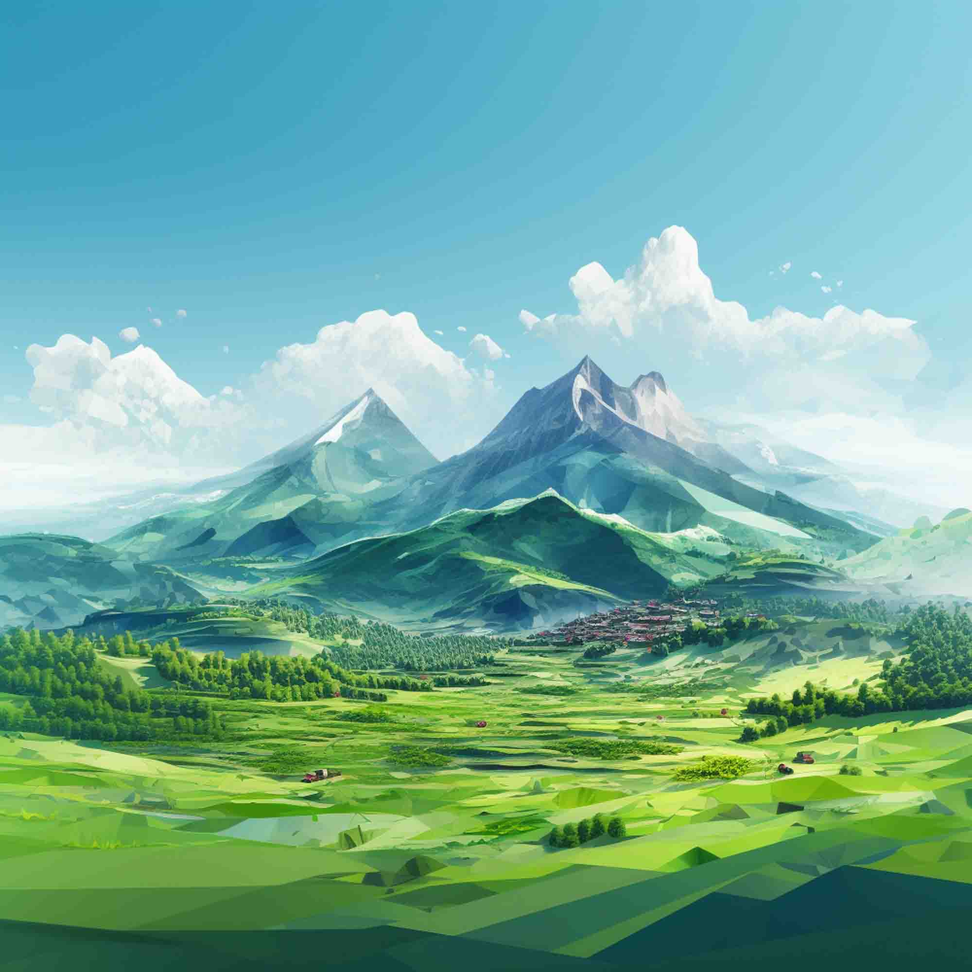 3D Sky Cloud Mountains Nature Landscape Wallpaper Wall Mural Wall Decor Wall Art Wall Sticker Remoable Wallpaper LQH 28