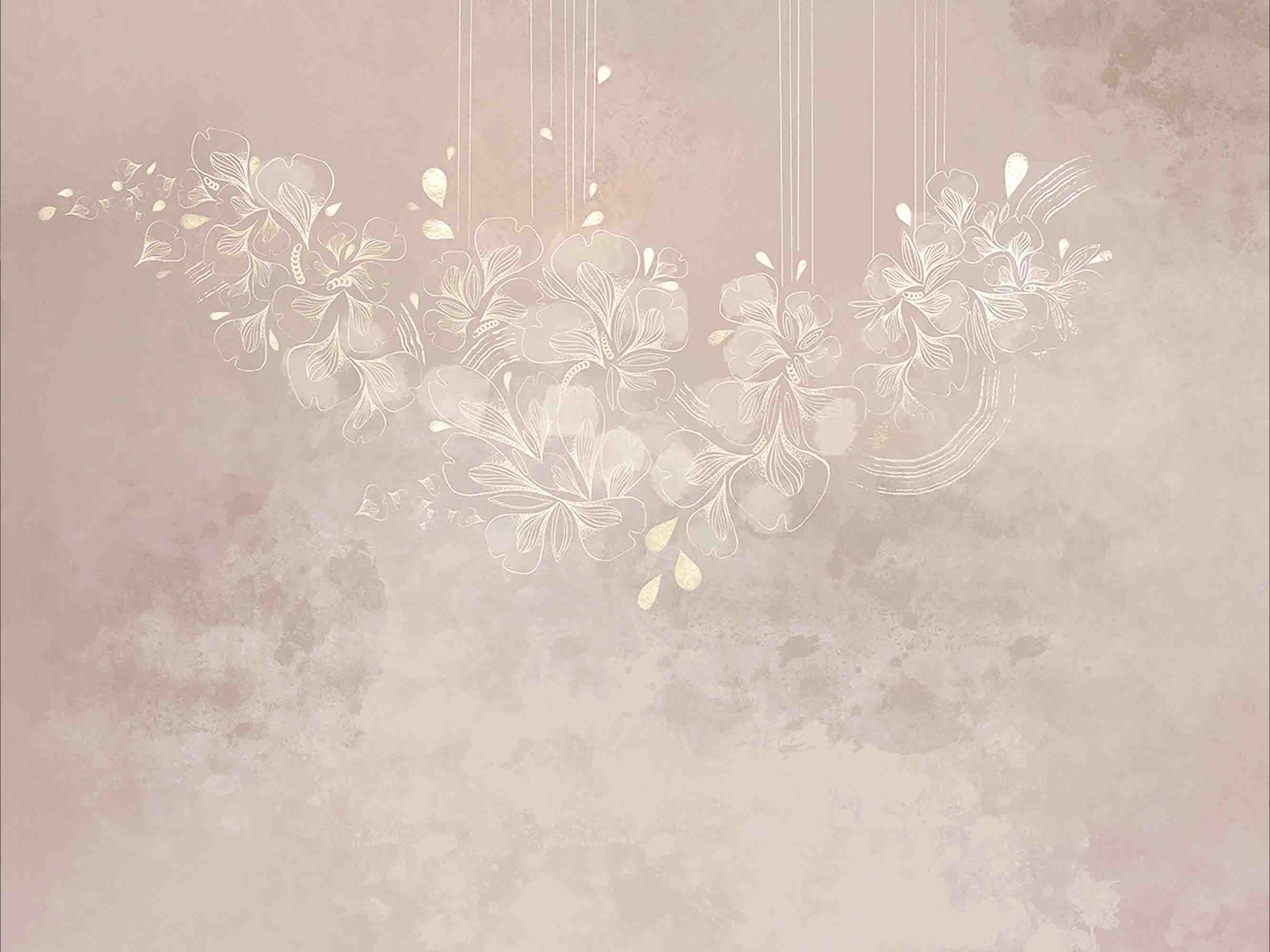 3D Abstract Grey Leaf Floral Wallpaper Wall Mural Wall Decor Wall Art Wall Sticker Remoable Wallpaper LQH 31