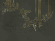 3D Abstract Gold Branch Leaf Wallpaper Wall Mural Wall Decor Wall Art Wall Sticker Remoable Wallpaper LQH