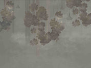 3D Abstract Gray Leaf Wallpaper Wall Mural Wall Decor Wall Art Wall Sticker Remoable Wallpaper LQH