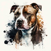 3D Animal Dog Graffiti Wall Mural Wallpaper YXL 1864