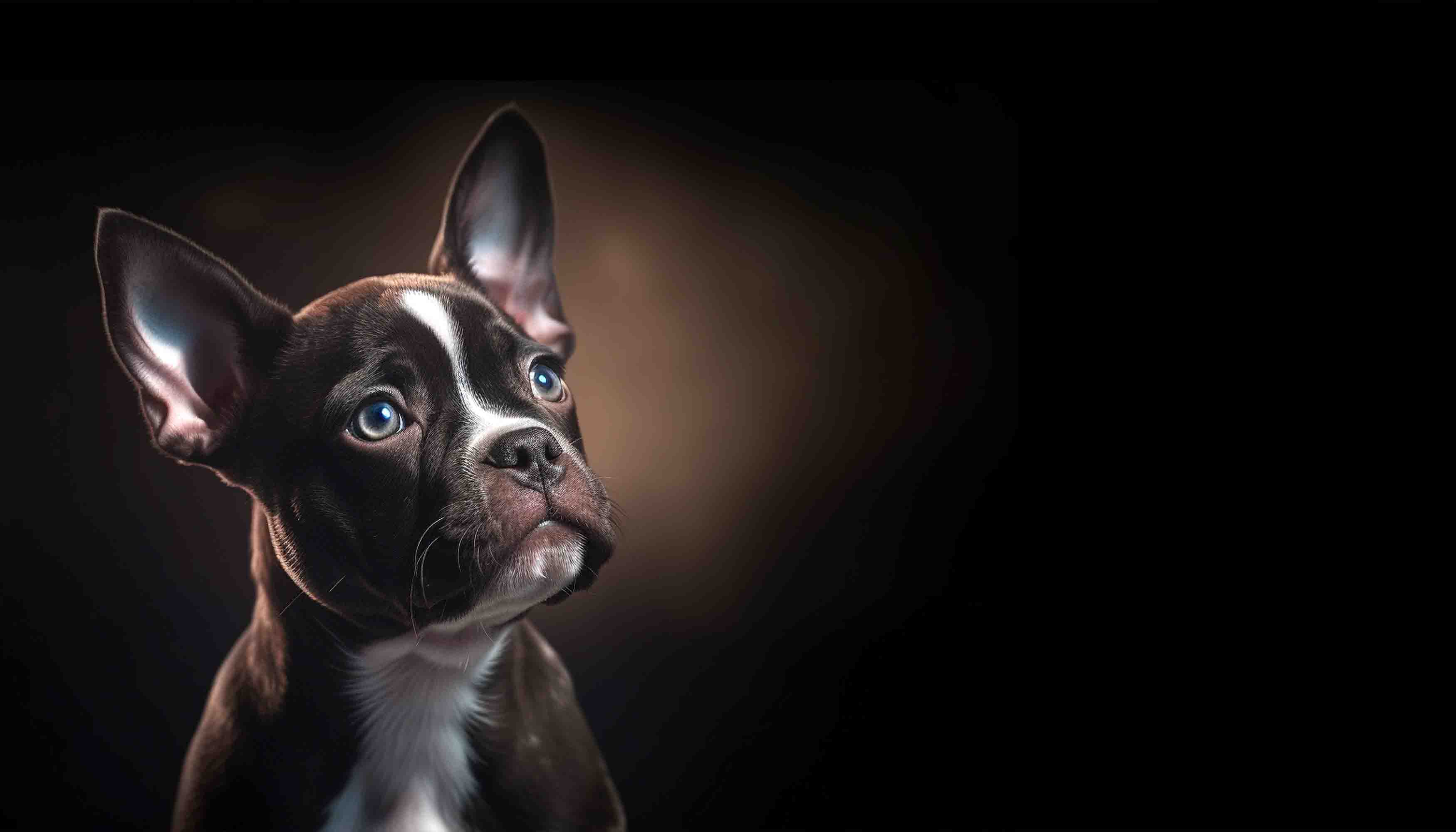 3D Animal Dog Black Wall Mural Wallpaper YXL 1865