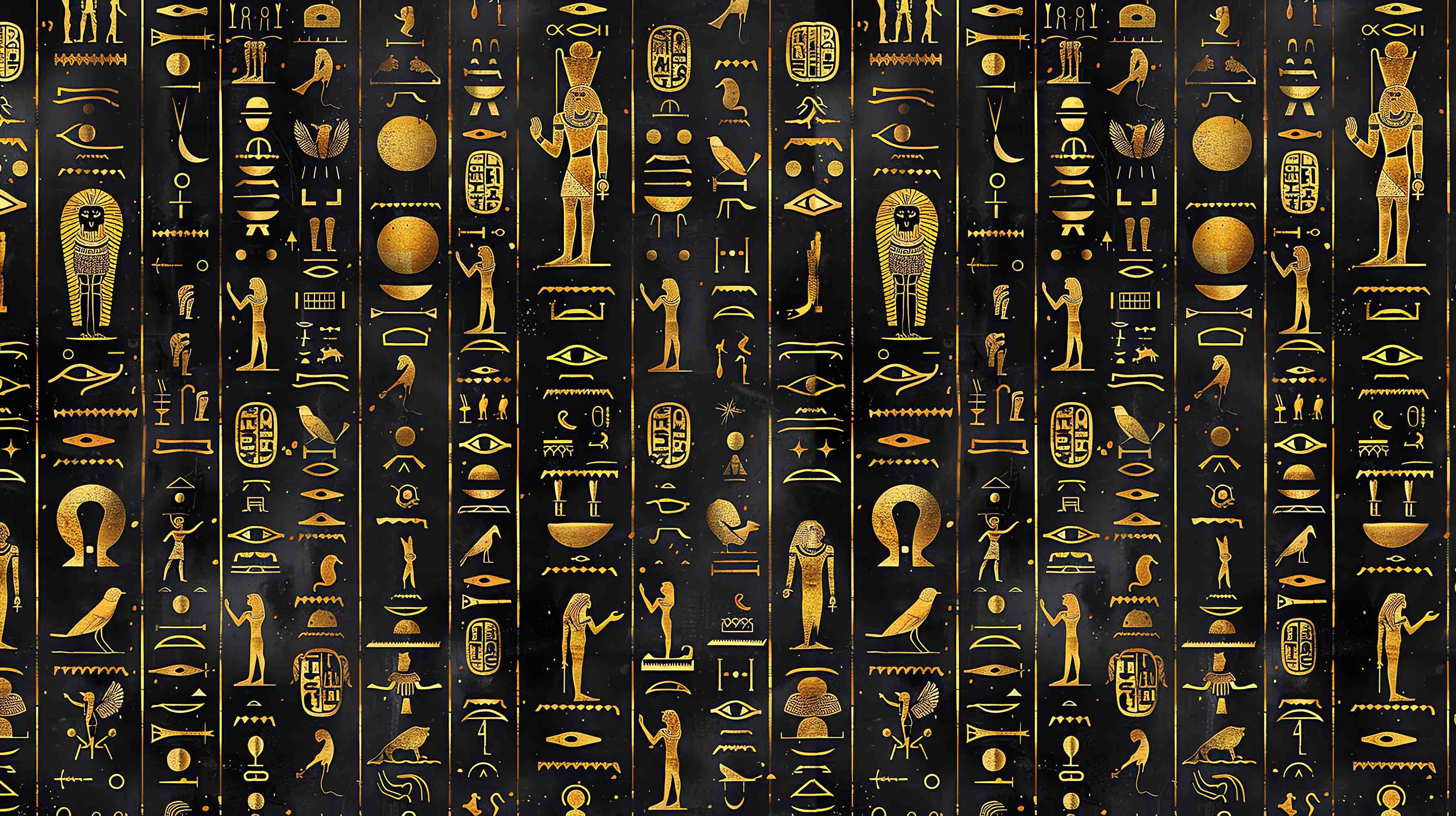 3D Egyptian Totem Lion Picture Poster Wallpaper Wall Mural Wall Decor Wall Art Wall Sticker Remoable Wallpaper LQH