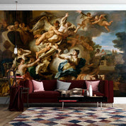 3D Classical Greek Oil Painting classical mythology oil painting wall mural wallpaper for dining room - view 2