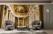 3D Architecture Ancient Greeks Cylinder Wall Mural Wallpaper YXL 981