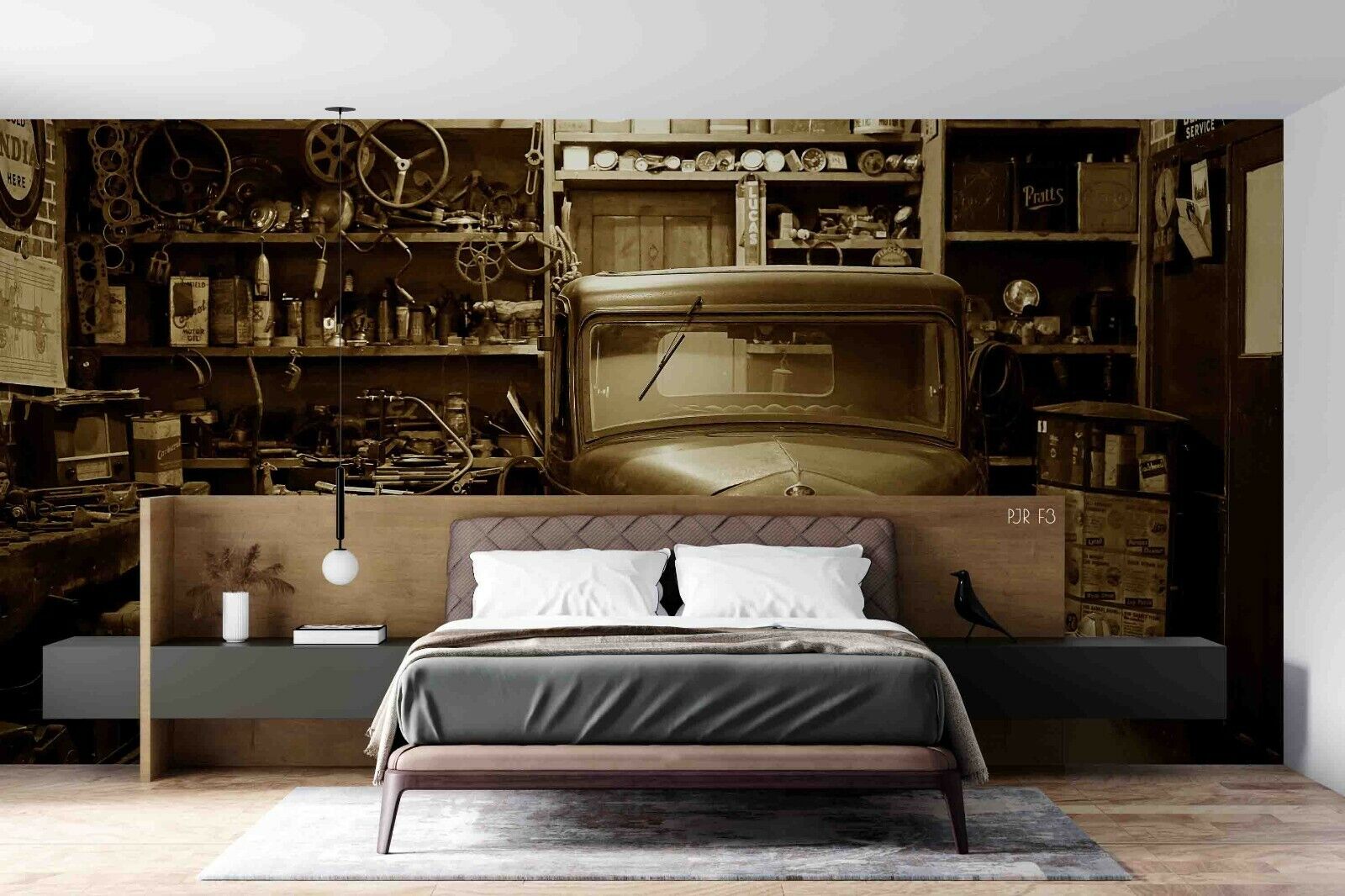 3D Garage Automobile Component Wall Mural Wallpaper YXL 973