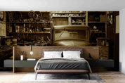 3D Garage Automobile Component Wall Mural Wallpaper YXL 973