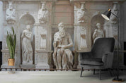 3D Sculpture Person Figure Wall Mural Wallpaper YXL 1065