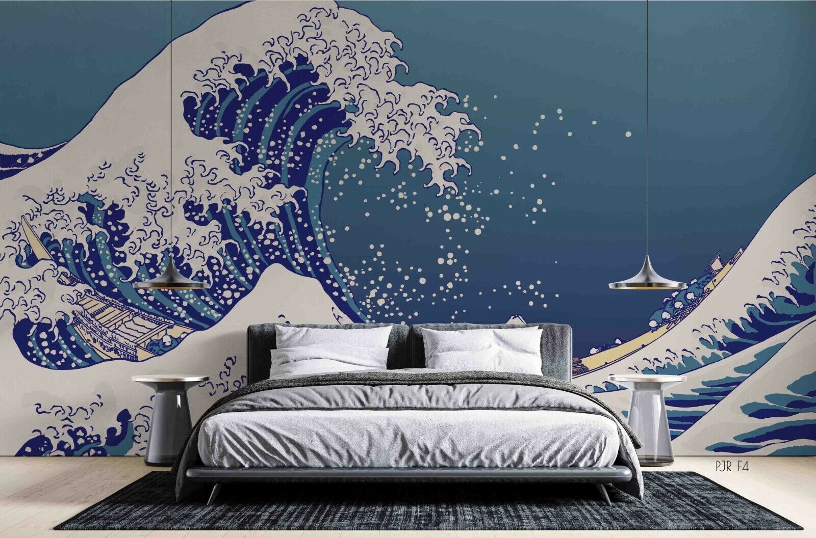 3D Sea Spindrift Damaskeen Wall Mural Wallpaper YXL 1069
