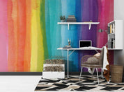 Abstract Surface Rectangle Colors Portrait Wallpaper portrait street art wall mural for bedroom or creative studio - view 4