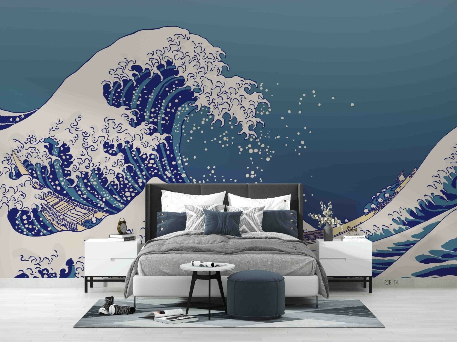 3D Sea Spindrift Damaskeen Wall Mural Wallpaper YXL 1069