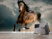 3D Animal Horse Mane Cloud Wall Mural Wallpaper YXL 1066