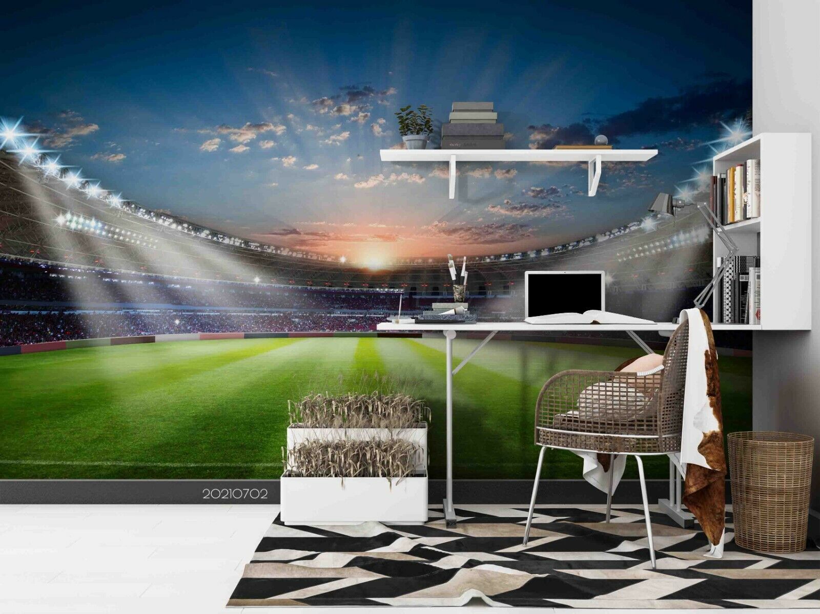 Stadium Auditorium Light Sunlight Wallpaper sports & entertainment wall mural for games room or entertainment space