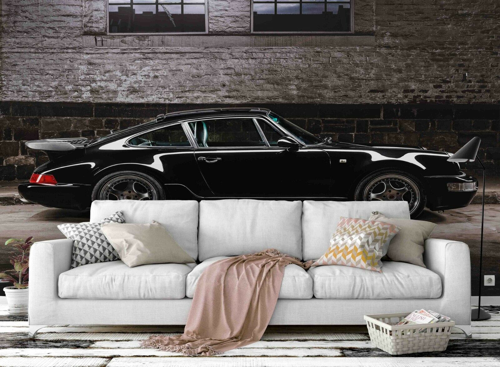 3D Architecture House Automobile Wall Mural Wallpaper YXL 1096