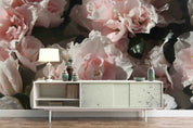 3D Pink Carnation Floral romantic oversized flower mural wall mural wallpaper for nursery - view 3